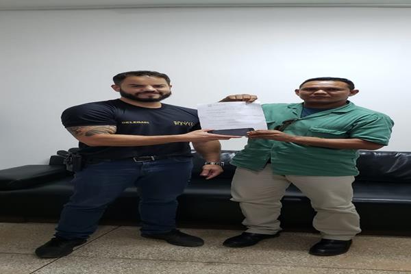 Devolução do aparelho celular recuperado ao seu proprietário(a) 